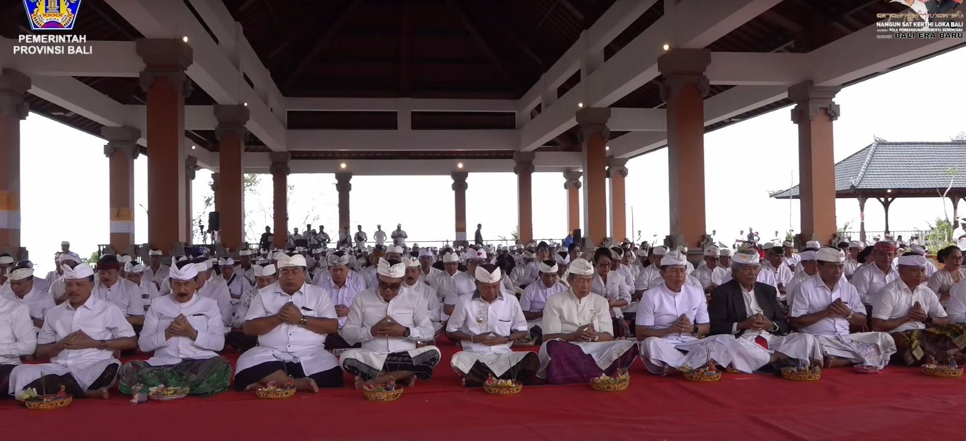 Jelang Peresmian  Bangunan dan Kawasan Suci Pura Agung Besakih Pemerintah Provinsi Bali Adakan Upacara Pemlaspas Besakih