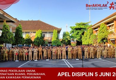 Pelaksanaan Apel Disiplin Dinas PUPRKIM Provinsi Bali