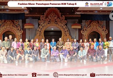 Dinas PUPRKIM Provinsi Bali Ikuti Fashion Show Penutupan Pameran IKM Tahap 6 Tahun 2023