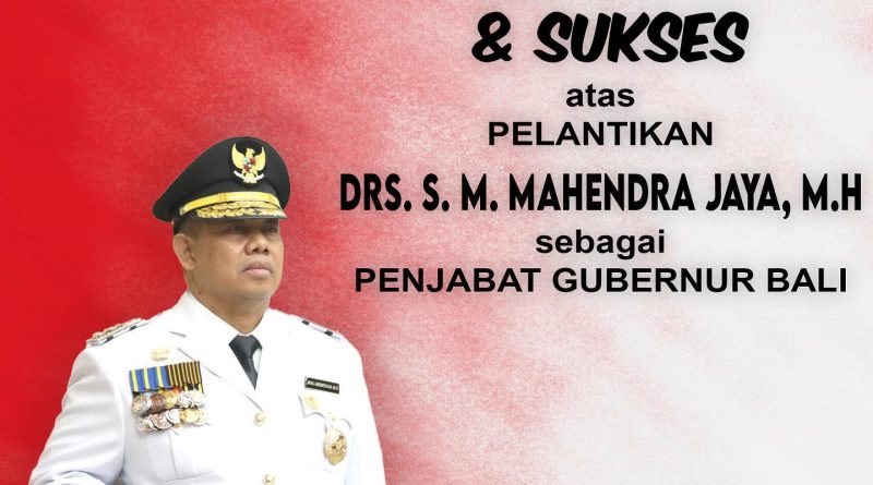 Dinas PUPRKIM Ucapkan Selamat Menjabat Bagi PJ Gubernur Bali