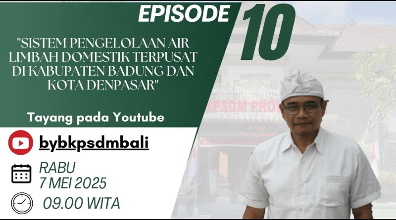 Sosialisasi Sistem Pengelolaan Air Limbah Domistik Terpusat Kab. Badung dan Denpasar
