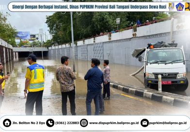 Kolaborasi Dinas PUPRKIM Dengan Berbagai Pihak Bergerak Cepat Atasi Banjir di Underpass Dewa Ruci