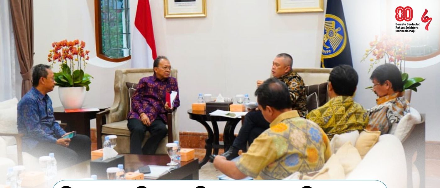 Kepala Dinas PUPRKIM Provinsi Bali dampingi Gubernur Wayan Koster Paparkan Program Prioritas dalam Pertemuan Strategis dengan Empat Menteri