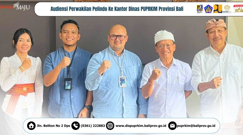 Koordinasi Penyesuaian Zonasi Pelabuhan Benoa, Kepala Dinas PUPRKIM Bali Terima Audiensi Pelindo
