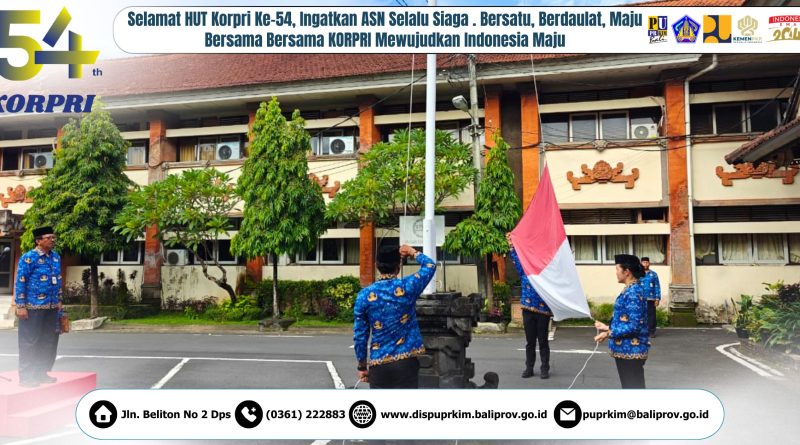 Dinas PUPRKIM Lakukan Apel Peringatan Hari KORPRI Ke-54, Tegaskan ASN Siap Siaga
