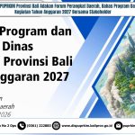 Dinas PUPRKIM Provinsi Bali Gelar Forum Perangkat Daerah Pertajam Program Infrastruktur Tahun 2027